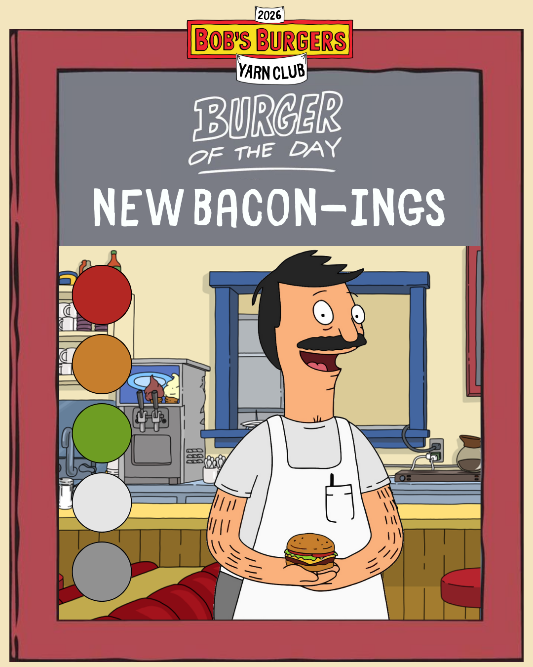 Bob's Burgers Monthly Yarn Club