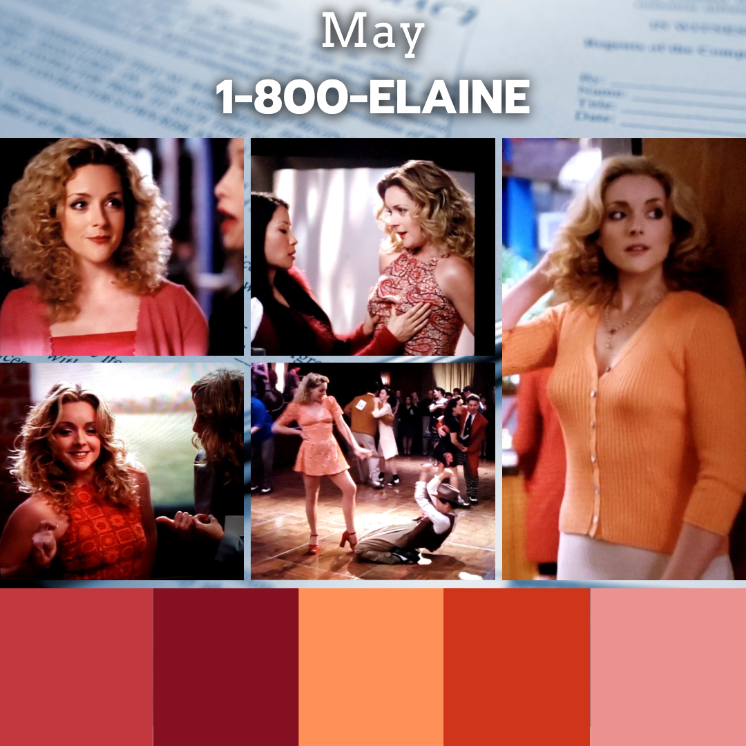 1-800-Elaine | 2024 Ally McBeal yarn club