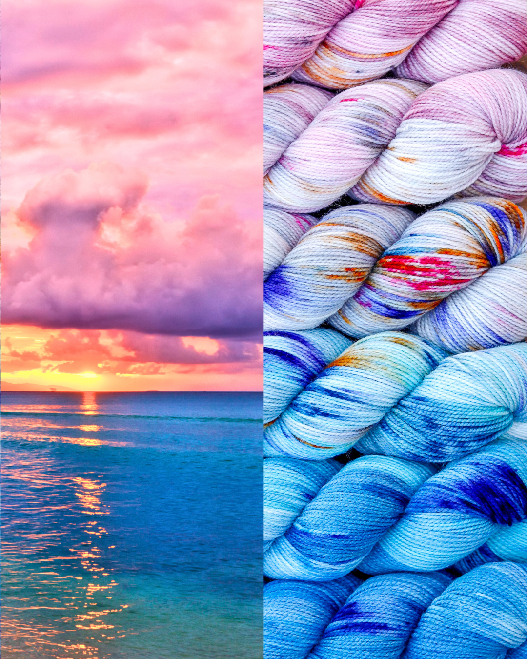 The Hippy Dippy | sweet pea sock fade set
