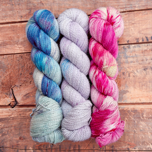 Prairie Skies, Crystalline Entity, Dahlia | Aspen Sock
