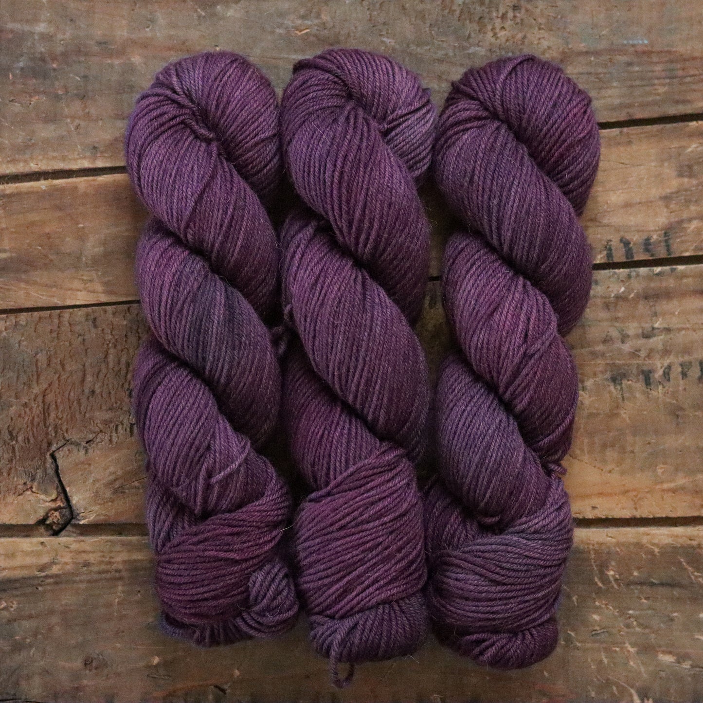 Aubergine | cedar worsted