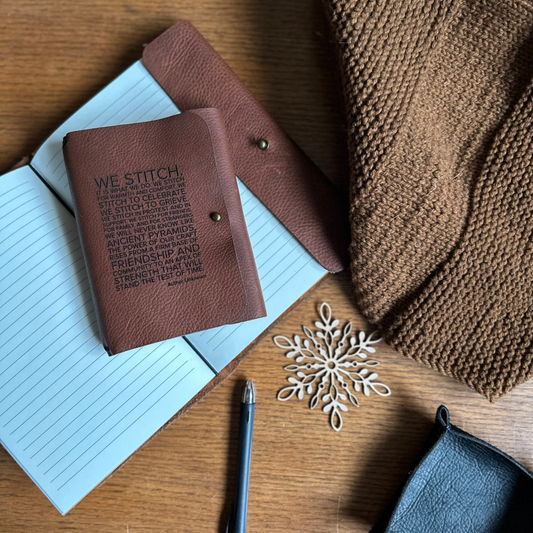 Leather Journal | Purl and Hank