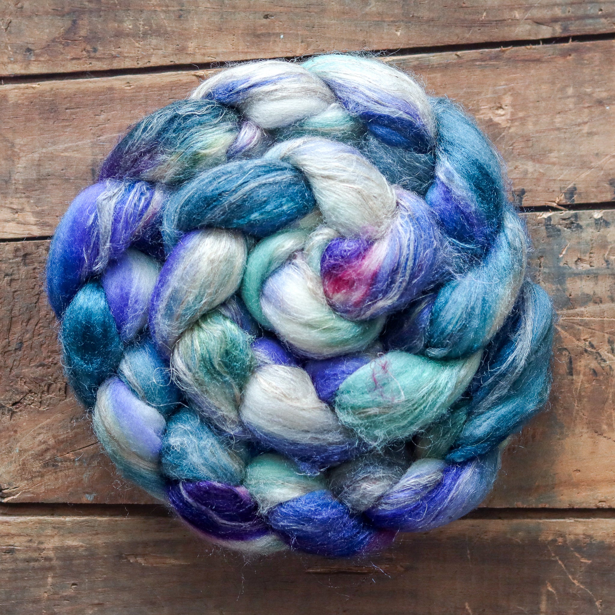 Lilac Lane | merino silk flax