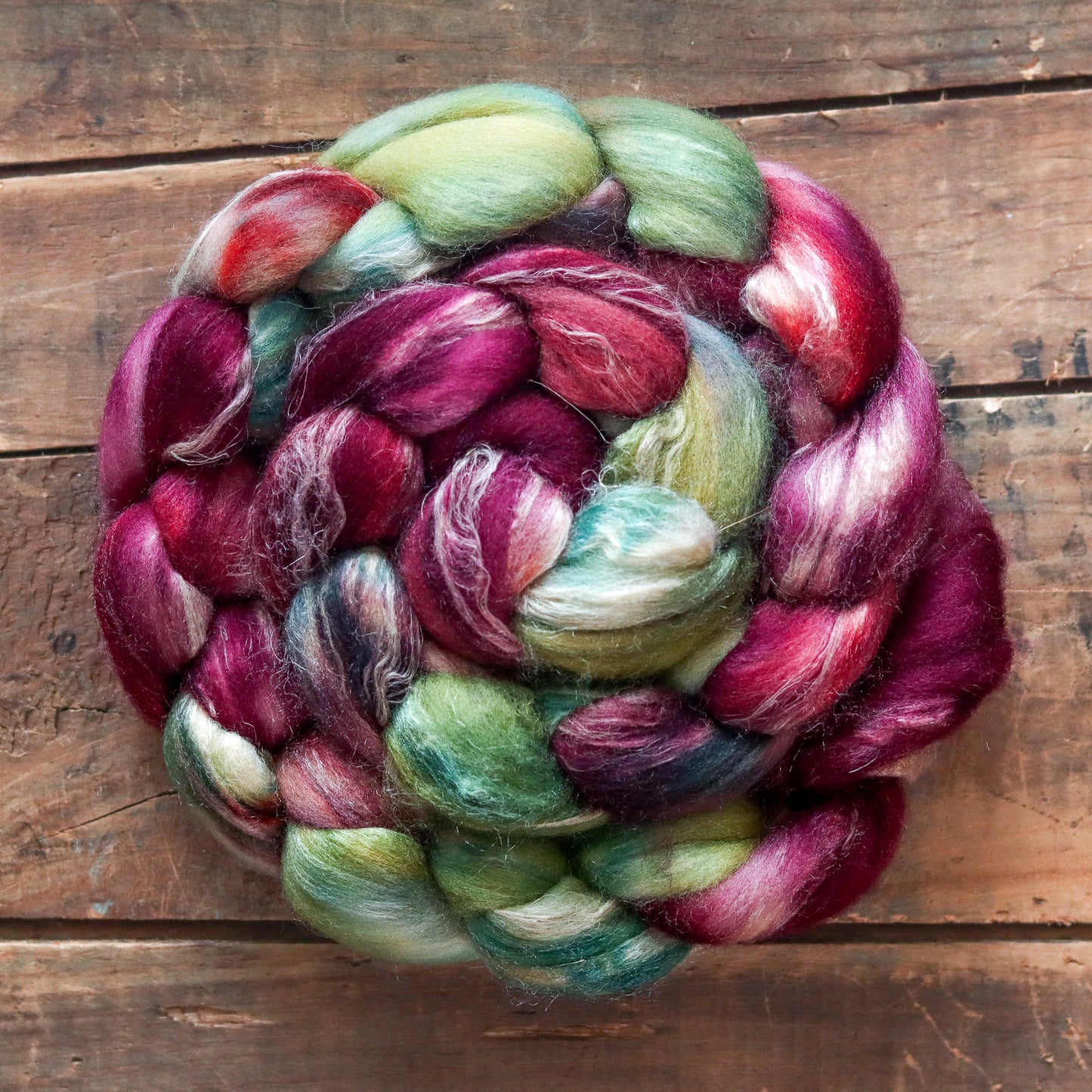 Mistletoe | merino silk flax