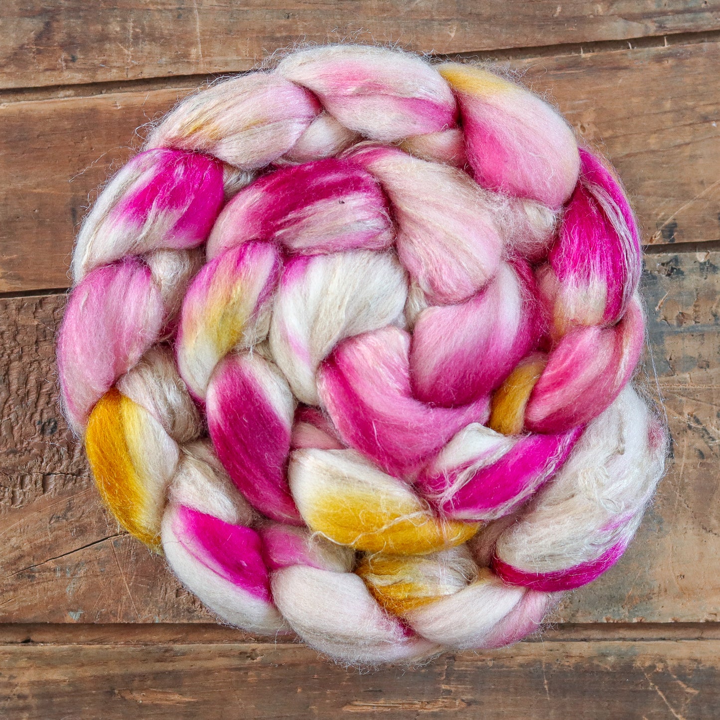 Pink Lemonade | merino silk flax