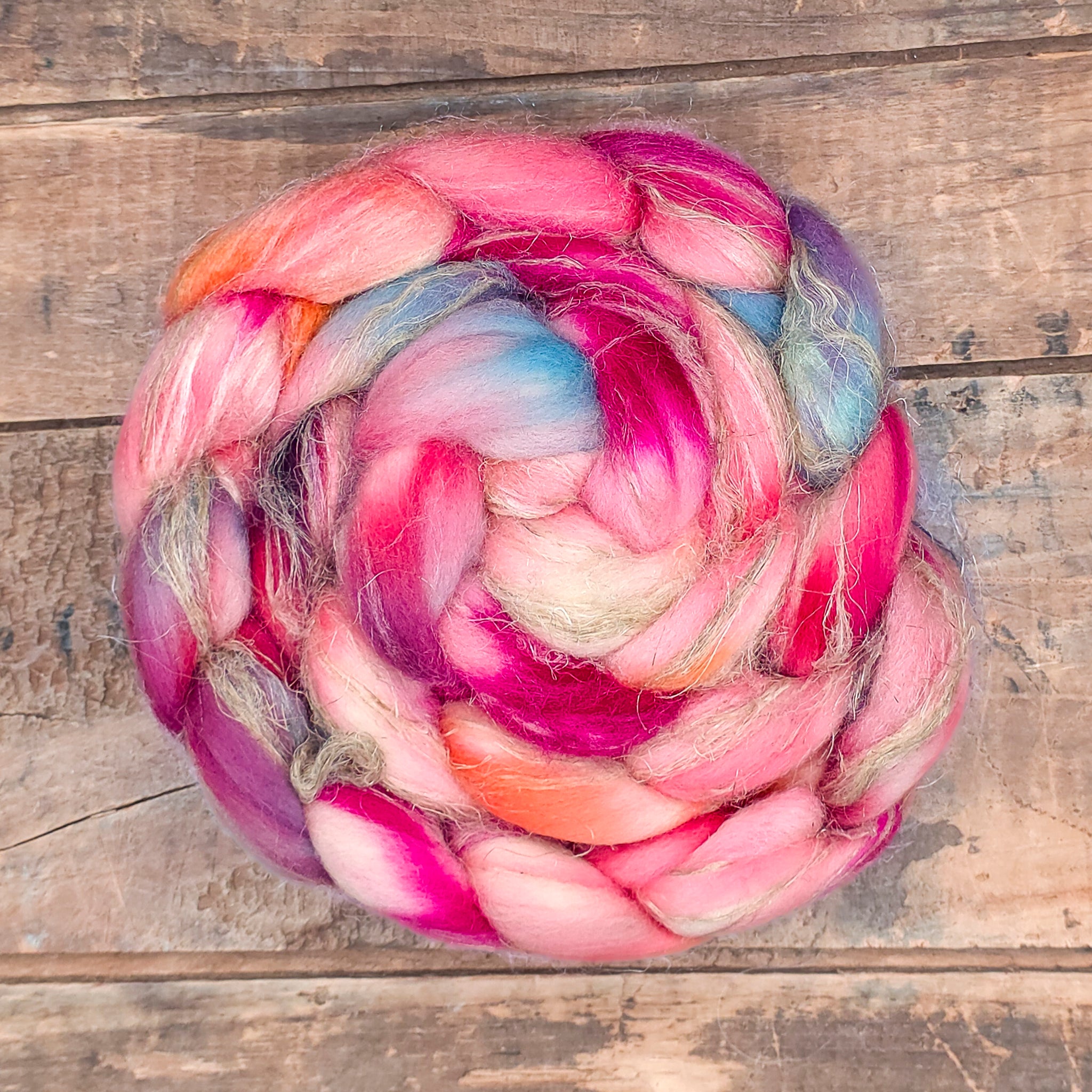 Pinkaholic | merino silk flax