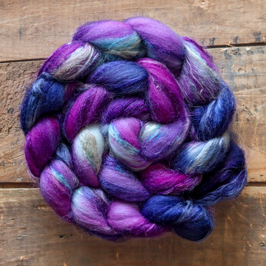 Plum-Believable | merino silk flax