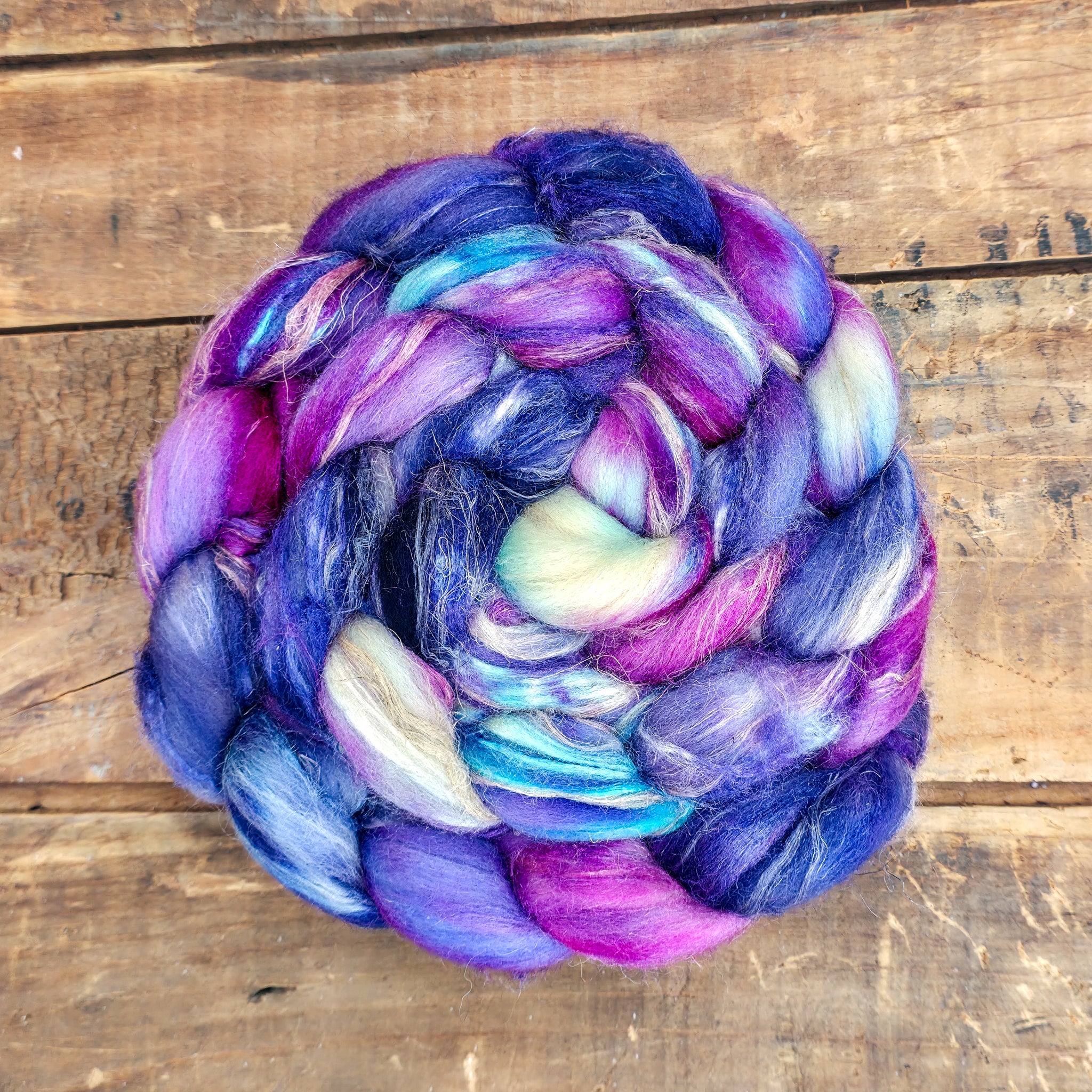 Plum-Believable | merino silk flax