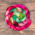 Strawberry Rhubarb | merino silk flax
