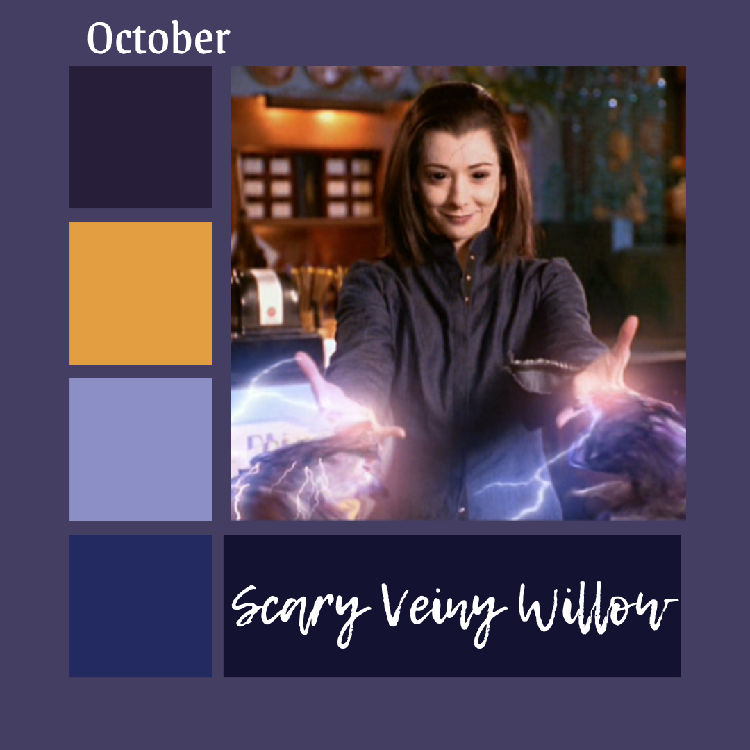 Scary, Veiny Willow | 2023 Buffy the Vampire Slayer yarn club