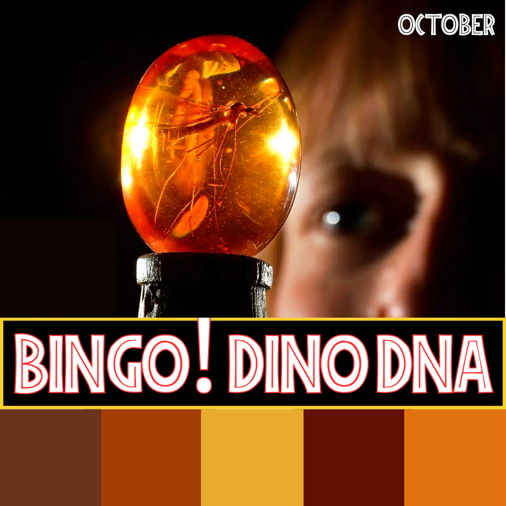 Bingo! Dino DNA | 2025 Jurassic Park Yarn Club
