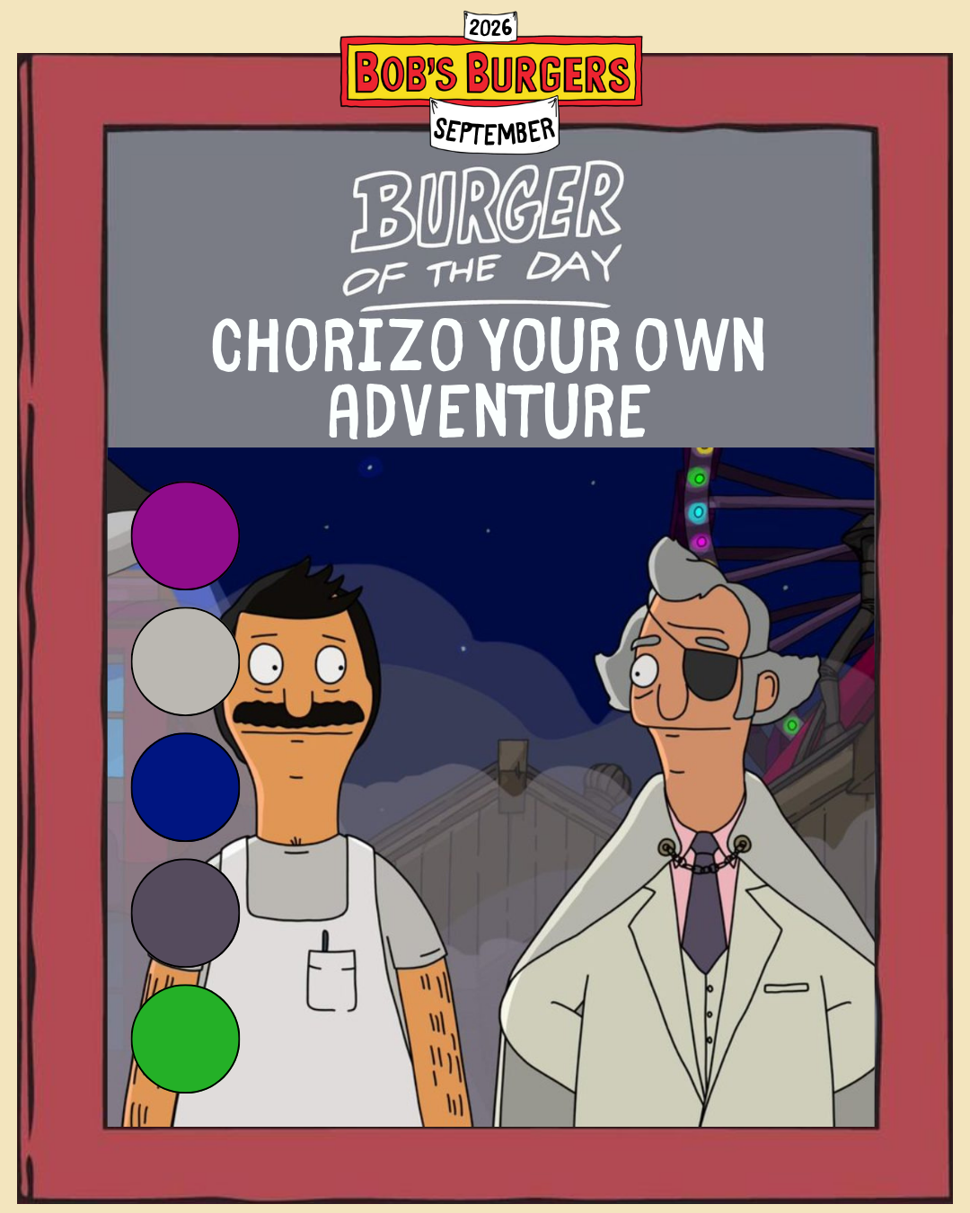 Bob's Burgers Monthly Yarn Club