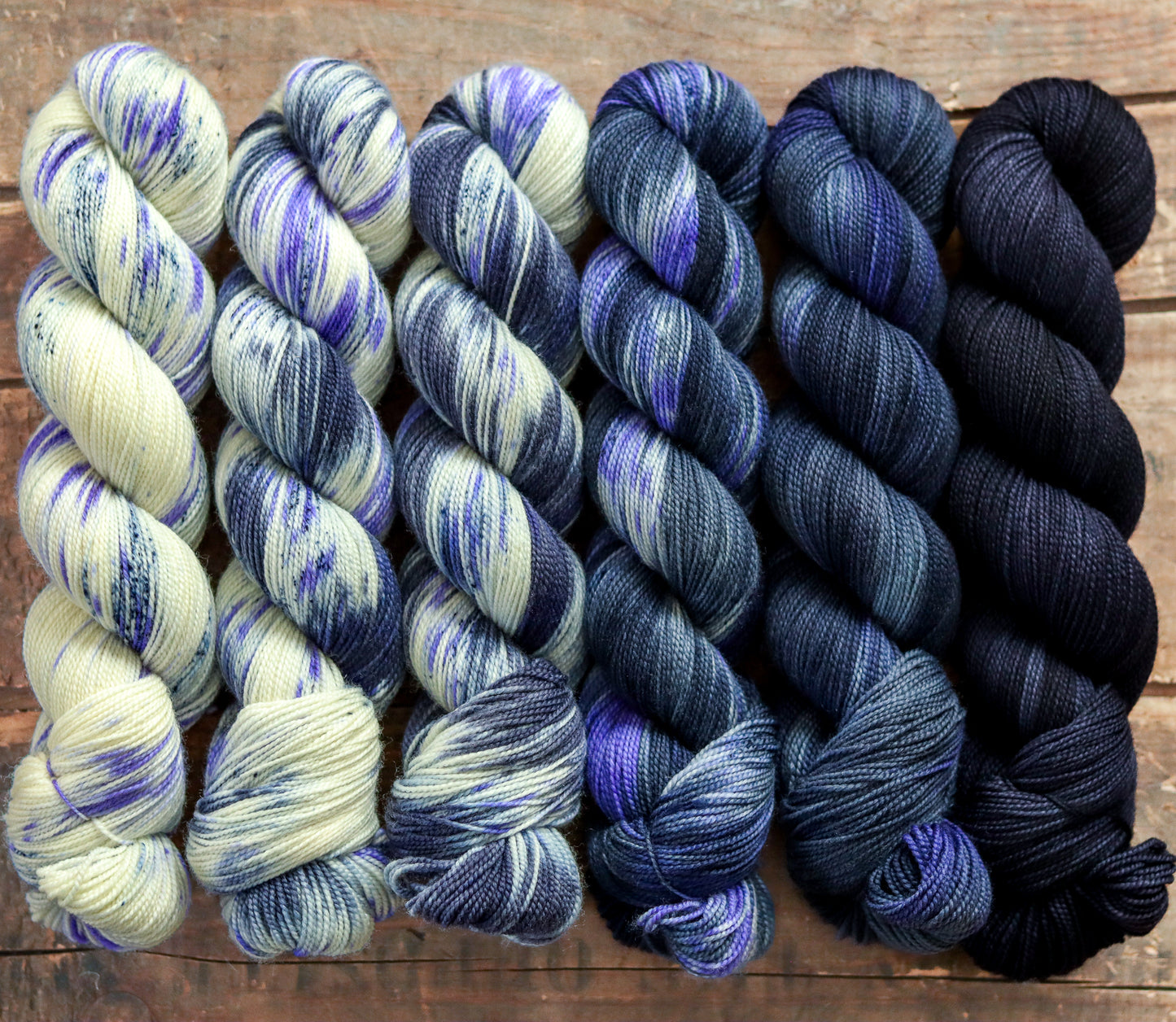 Dreams Of Winter Light | sweet pea sock fade set