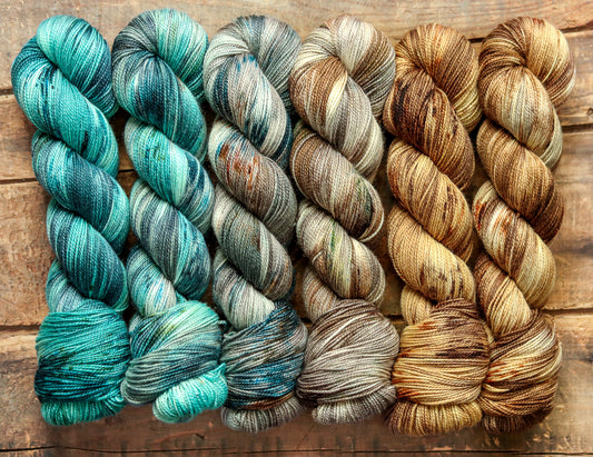 Artemis | sweet pea sock fade set