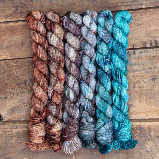 Artemis | sweet pea sock mini fade set