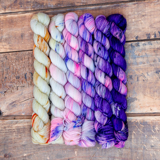 Johnny Jump-Up | sweet pea sock mini fade set