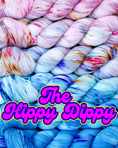 The Hippy Dippy | sweet pea sock fade set