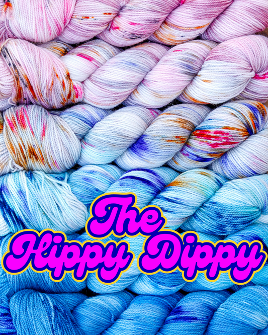 The Hippy Dippy | sweet pea sock fade set