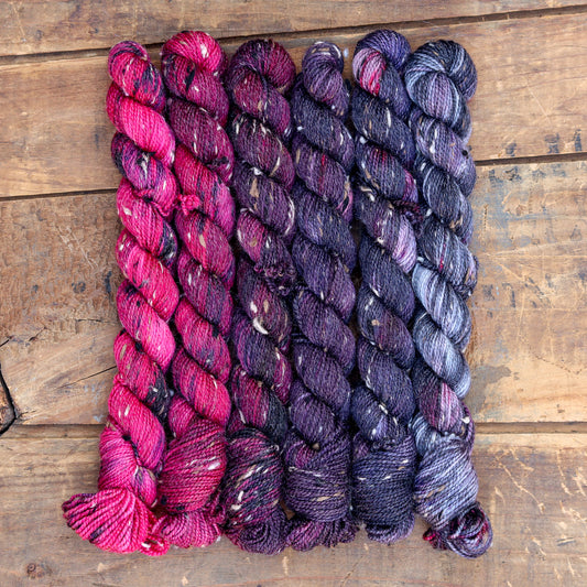 Black Tulip | wood lily sock mini fade set