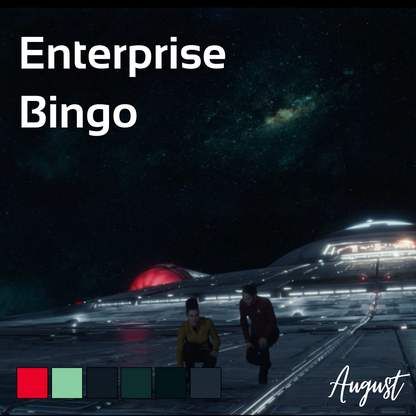 Enterprise Bingo | 2022 Star Trek yarn club