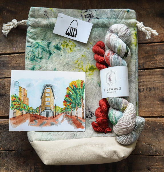 Maple Tree Square | Bag and Sock Set Collaboration with What The Funk Sewing