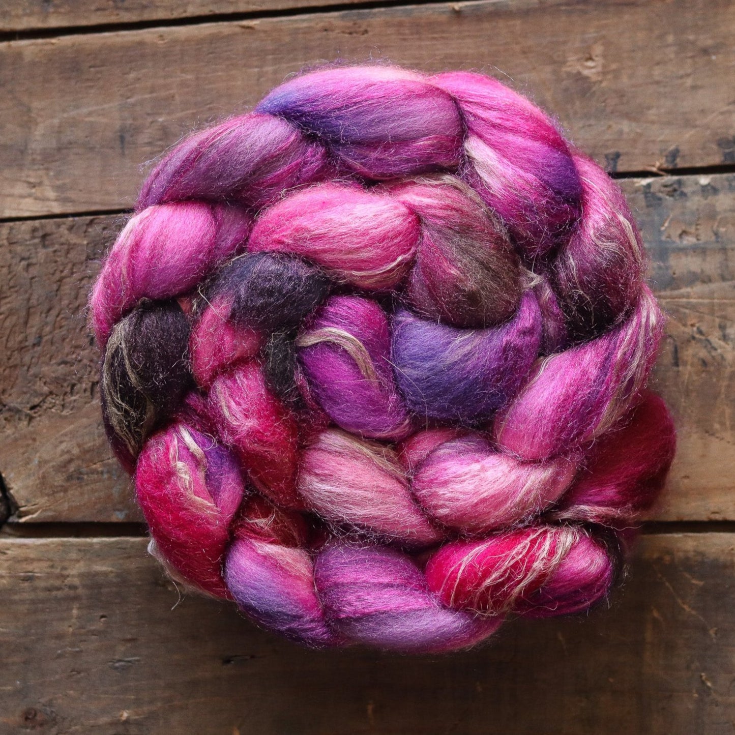 Framboise | merino silk flax