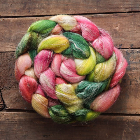 Peony | merino silk flax